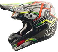 Troy Lee Designs SE5 Composite Lowrider, casco de motocross XL female Gris/Rojo/Amarillo Neón/Verde