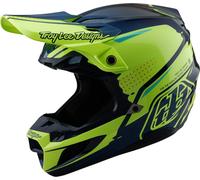 Troy Lee Designs SE5 Composite MIPS Speed Casco Motoross, Verde/Azul, Talla L (58/59)