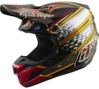 Troy Lee Designs SE5 Composite MIPS Wings Casco de motocross, negro/gris, Talla L (58/59)
