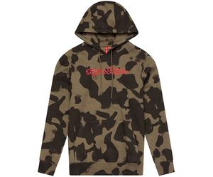 Troy Lee Designs Signature Sudadera con capucha, verde, tamaño L para Hombres