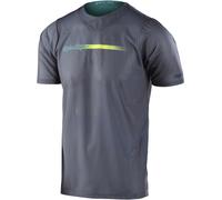 Troy Lee Designs Skyline Air Channel Camiseta de bicicleta, gris, tamaño XL para Hombres