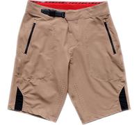Troy Lee Designs Skyline Pro Shell Mono Pantalones cortos de ciclismo, marrón oscuro/beige, Talla 30