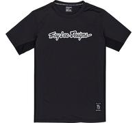 Troy Lee Designs Skyline Ride Signature Camiseta de bicicleta de manga corta, negro, Talla S