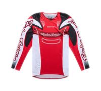 Troy Lee Designs Spring 2026 SE PRO Salvo Jersey Motocross Rojo Blanco