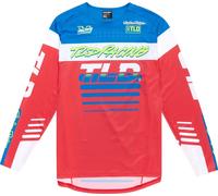 Troy Lee Designs Sprint Fifty-50 Maillot de bicicleta, rojo-azul, tamaño XL para Hombres