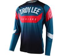 Troy Lee Designs Sprint Ultra Arc Maillot de bicicleta, azul/negro, Talla L