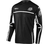 Troy Lee Designs Sprint Ultra Lines Maillot de bicicleta, Negro/Blanco, Talla XXL