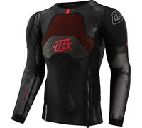 Troy Lee Designs Stage Ghost D3O Baselayer Camisa protectora de manga larga, negro, Talla S