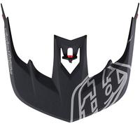 Troy Lee Designs Stage Nova Pico del casco, negro-rojo para Hombres