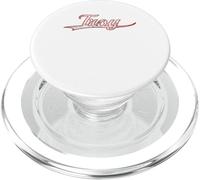 Troy New York Michigan Vintage Varsity Distressed Throwback PopSockets PopGrip para MagSafe