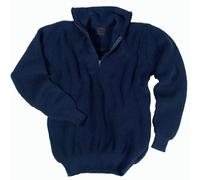 Troyer de Punto BW Pullover Hombre Cierre Cremallera Marino Negro Oliva