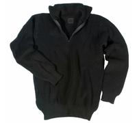 Troyer de Punto BW Pullover Hombre Cierre Cremallera Marino Negro Oliva