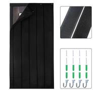 TroyStudio Manta gruesa de insonorización para puerta, 37.5 x 86.6 x 0.8 pulgadas, lámina de barrera de sonido para ventana, divisor de cortina acústica para el hogar, bloqueador de ruido de pared