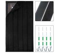 TroyStudio Manta gruesa de insonorización para puerta, 41.5 x 86.6 x 0.8 pulgadas, lámina de barrera de sonido para ventana, divisor de cortina acústica para el hogar, bloqueador de ruido de pared