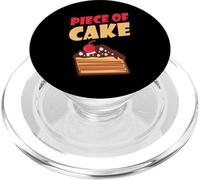 Trozo de Pastel Snack Cake Baking Cake PopSockets PopGrip para MagSafe