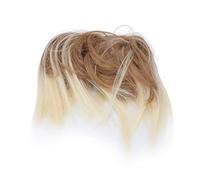 Trozo de pelo desordenado extensiones onduladas envueltas en cola de caballo para mujeres niñas estilo moño elástico voluminoso para fiestas de uso diario (Q17-22 H13#)