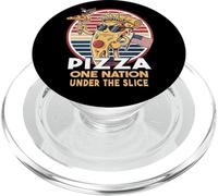 Trozo de Pizza Bandera con Passion por la Pizzas Pepperoni PopSockets PopGrip para MagSafe