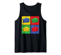Trozo De Queso Pop-Art Camiseta sin Mangas