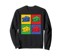 Trozo De Queso Pop-Art Sudadera