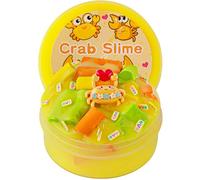 Trozos de espuma de color amarillo cangrejo, elásticos y no pegajosos, regalos de fiesta para niños, juguetes sensoriales para niñas y niños