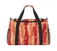 Trozos de Tocino,Bolsas Deportivas, Bolsos de Viaje Deportivos Cruzados de Mano, Bolsas de Viaje de Gran Capacidad para Mujeres y Hombres.