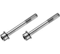 TRP 4717592031058 Tornillo de Pinza Trasera Flat Mount-Acero inoxidable-par-42 mm, Unisex-Adult, Negro, 42