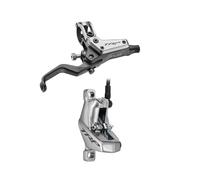 TRP EVO Pro Freno de Bicicleta | Calibre 4 Pistones de Alta Velocidad | Rendimiento sólido y confiable | Palanca Recta | Gris