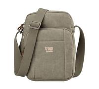 TRP0370 Troop London Classic Bolsa de lona a través del cuerpo - beige - Medium