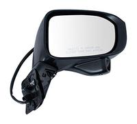 TRQ Espejo derecho sin calor con cámara de visión lateral del lado del pasajero compatible con Honda Civic HO1321300 2014-2015