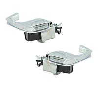 TRQ Juego de manijas de puerta exterior izquierda y derecha para lado del conductor compatible con Chevrolet GMC 73-91