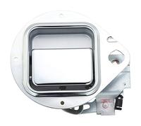TRQ Manija de puerta exterior delantera izquierda cromada para el lado del conductor compatible con Peterbilt 200 1995-2005 330 2005 335 1986-2005 357 1983-2005 362 1987-1992 375 1987-1997 377