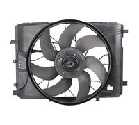 TRQ Ventilador de refrigeración MB3115122 compatible con 08-14 Mercedes-Benz C300 C350 C63 AMG 10-14 E350 10-11 E550 13-15 GLK250 10-15 GLK350 12-15 SLK25 0 16 SLK300 12-16 SLK350