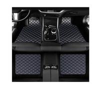 TRQCHIPS 4 Piezas Alfombrillas Coche, para Seat Leon 2 1P 2005-2012 Cuero Alfombra Coche Delanteras Traseras Juego Alfombrillas Todas Las Condiciones ClimáTicas,B