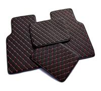 TRQCHIPS 4 Piezas Alfombrillas Coche, para Toyota CHR 2018-2023 Cuero Alfombra Coche Delanteras Traseras Juego Alfombrillas Todas Las Condiciones ClimáTicas,A