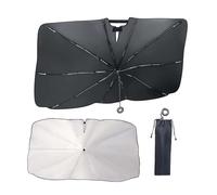 TRQCHIPS Parasol Coche Delantero para Renault Captur 2014-2017, Paraguas Parasol Coche con Mango Flexible, Protector Solar de Parabrisas Anti UV