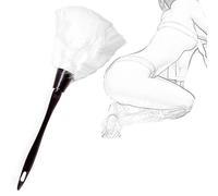 TRQOYTU Deluxe Pluma Cosquillas Látigo Erótico SM Látigo Sexo Amor Pluma Clítoris Látigo BDSM Bondage Azotes Slapper Paleta Cama Restricciones Coqueteo Juego De Rol Erótico Juguete Sexual Para