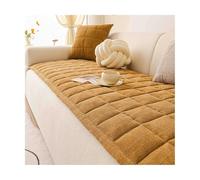 TRQQWEQQ Chenilla Suave Funda Sofa Fundas para Sofa Antideslizante Protector Mascotas Lavable para Chaise Longue Gatos Perros(Giallo,70 * 90cm/27.6 * 35.4 IN)