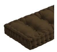 TRQQWEQQ Cojines de banco para muebles de interior, cojines capitoné de terciopelo con asa y correa, cojín de asiento de ventana de 3 pulgadas de grosor para ventana de cocina, comedor, piano (7 café