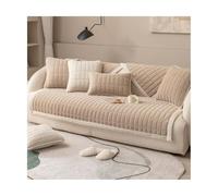 TRQQWEQQ Felpa Conejo Funda Sofa Fundas para Sofa Antideslizante Fundas Sofa Antipelos Mascotas Anti Gatos Perros Y Mascotas(Brown,110 * 240cm/43.3 * 94.4 IN)