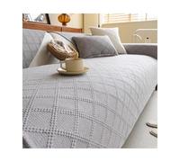 TRQQWEQQ Funda De Sofá De Lino con Diseño De Espiga Fundas para Sofa Antideslizante Súper Suave Funda Cojin Sofa para Salón(Gray,70 * 70cm)