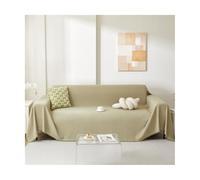 TRQQWEQQ Funda De Sofá Impermeable Chenilla Manta Sofa Multiusos con Encaje De Borlas Protector Mascotas Lavable para Niños Perro Gato(Green,180 * 130cm)