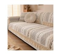 TRQQWEQQ Lino Suave Funda Sofa Funda De Sofá con Base Antideslizante Funda Sofá Acolchado para Sala De Estar Todos Los Sofás(F,70 * 70cm)