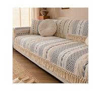 TRQQWEQQ Lino Suave Funda Sofa Funda De Sofá con Base Antideslizante Funda Sofá Acolchado para Sala De Estar Todos Los Sofás(E,70 * 210cm)