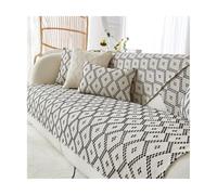 TRQQWEQQ Lino Suave Funda Sofa Manta De Sofá Antideslizante Universal Protector Cubre Sofa para Sala De Estar Todos Los Sofás(Schwarz,70 * 70cm)