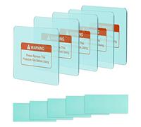 TRQWH Lente de repuesto para casco de soldadura, cubierta exterior protectora para filtro de lente exterior transparente para casco de soldadura de oscurecimiento automático de color real, 5