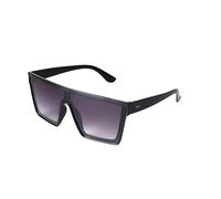 TRRDB Gafas de sol de una sola pieza con montura grande para hombre y mujer, con protección solar punk, Negro claro, 148*143*53mm
