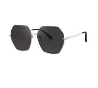 TRRDB Gafas de sol sin marco degradadas de moda para mujer, protección solar, metal para tiro en la calle, gafas de sol delgadas, C1, 147*148*59mm