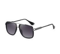 TRRDB Lentes de sol fotocromáticos polarizados de metal con protección UV para hombre