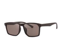 TRRDB Lentes de sol polarizados casuales para hombre, protección solar, protección UV, marco grande, para conducir