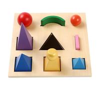 Trrymbbe 1 Set 3D Montessori Gramática Símbolos Educación de Madera Prescolar Lengua Aprendizaje Juguete Lengua para bebés Ayuda de enseñanza para niños Juguetes para niños
